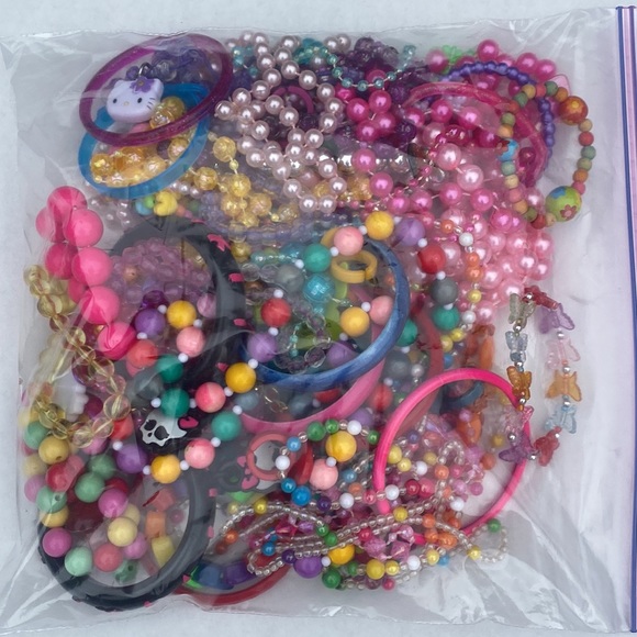 Other - Bag of kids style dress up fashion jewelry beads